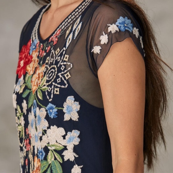 Johnny Was Hallie Mesh Dress-Sundance - Picture 2 of 6